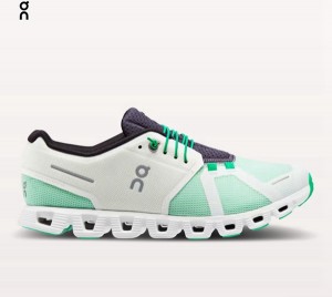 Men's On Cloud 5 Push Sneakers Green | 7368495-WF