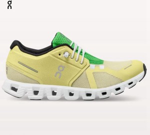 Men's On Cloud 5 Push Sneakers Yellow | 7809625-VO