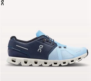 Men's On Cloud 5 Sneakers Blue | 9647152-ZT