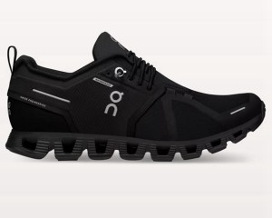 Men's On Cloud 5 Waterproof Sneakers Black | 7860324-QE