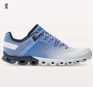 Men's On Cloudflow Road Running Shoes Blue | 4036592-OZ