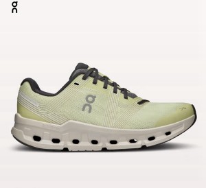 Men's On Cloudgo Road Running Shoes Lemon | 3879450-UR