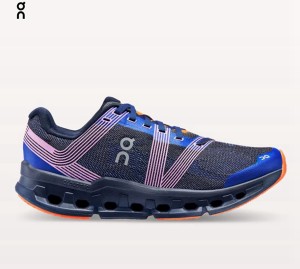 Men's On Cloudgo Road Running Shoes Navy | 4356720-DF