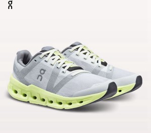 Men's On Cloudgo Wide Road Running Shoes Grey | 3759801-FE