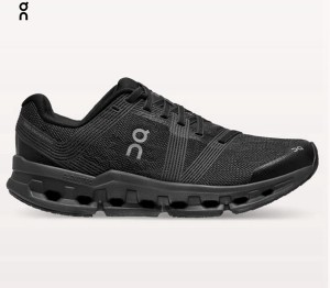 Men's On Cloudgo Wide Road Running Shoes Black | 9046327-SH