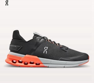 Men's On Cloudnova Flux Sneakers Black | 7285910-FK