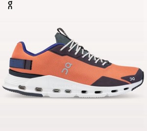 Men's On Cloudnova Form Sneakers Orange | 4508367-IO