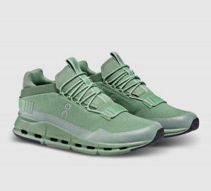 Men's On Cloudnova Sensa Sneakers Green | 6437208-WC