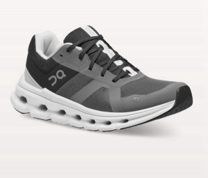 Men's On Cloudrunner Road Running Shoes Black | 4103582-ZJ