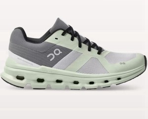 Men's On Cloudrunner Road Running Shoes Green | 0854261-SO