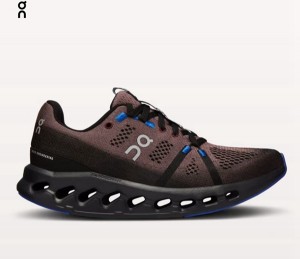 Men's On Cloudsurfer Road Running Shoes Black | 9473621-XZ