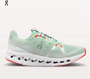 Men's On Cloudsurfer Road Running Shoes Green | 6417583-JT