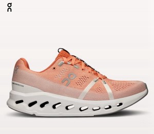 Men's On Cloudsurfer Road Running Shoes Orange | 6201794-IT