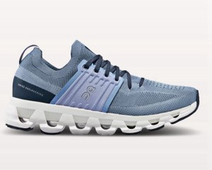 Men's On Cloudswift 3 Road Running Shoes Blue | 8219340-DU