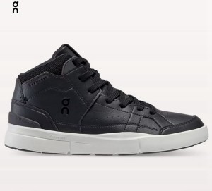 Men's On The Roger Clubhouse Mid Sneakers Black | 9205134-EB