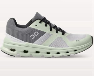 Women's On Cloudrunner Road Running Shoes Green | 0923567-CW