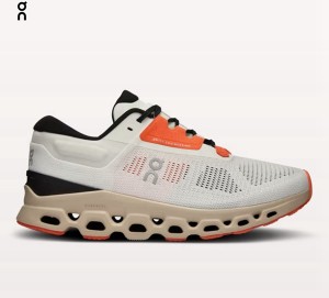 Women's On Cloudstratus 3 Road Running Shoes Grey | 0847562-VN