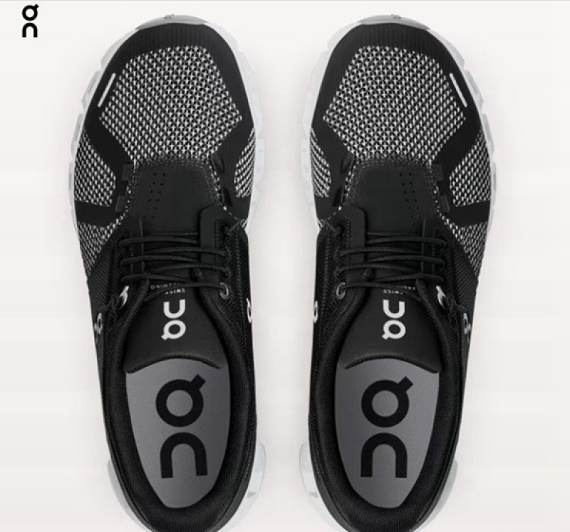 Men's On Cloud 5 Combo Sneakers Black | 4519678-XQ