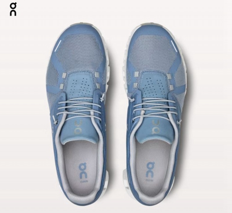 Men's On Cloud 5 Sneakers Blue | 9245376-KZ