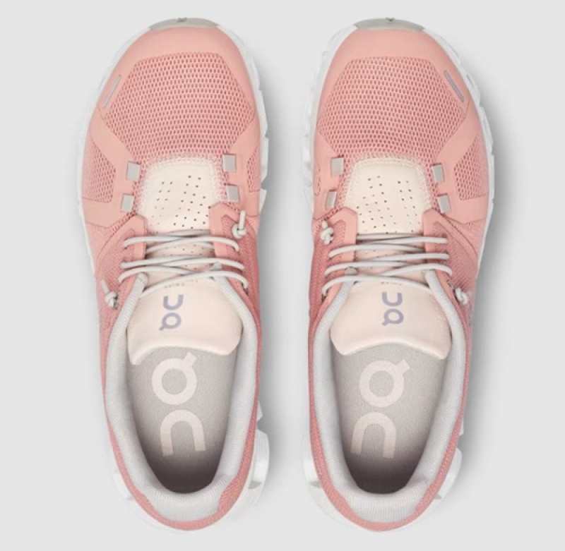 Men's On Cloud 5 Sneakers Pink | 0583746-KW