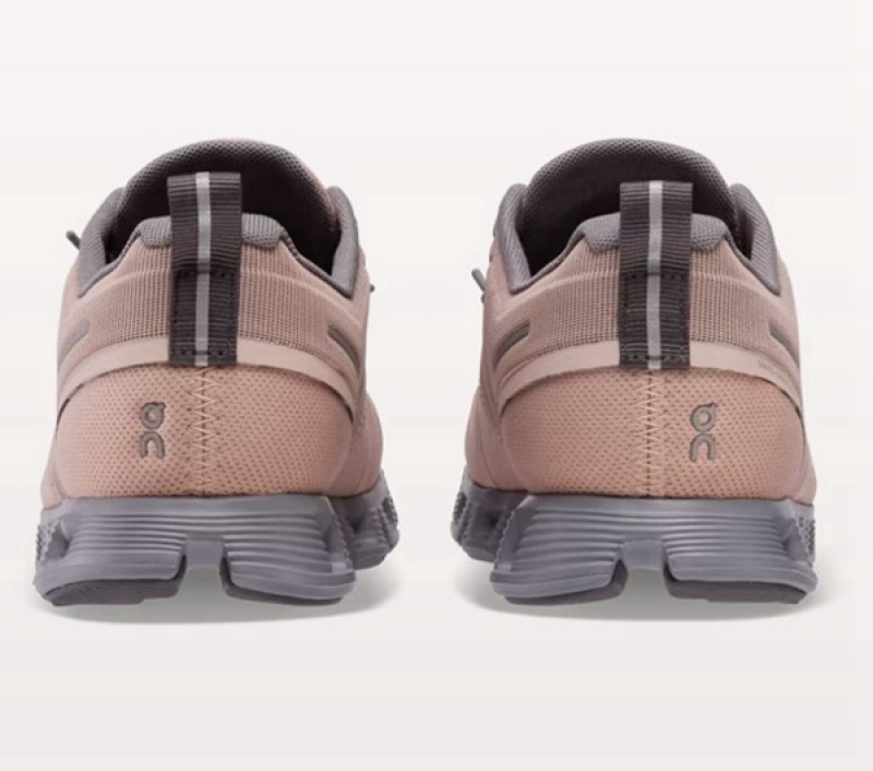 Men's On Cloud 5 Waterproof Sneakers Rose | 0326489-FO