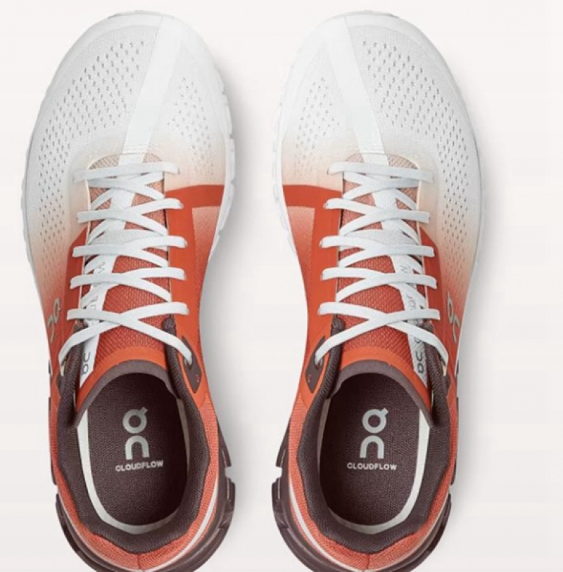 Men's On Cloudflow Road Running Shoes Orange | 6043259-SL