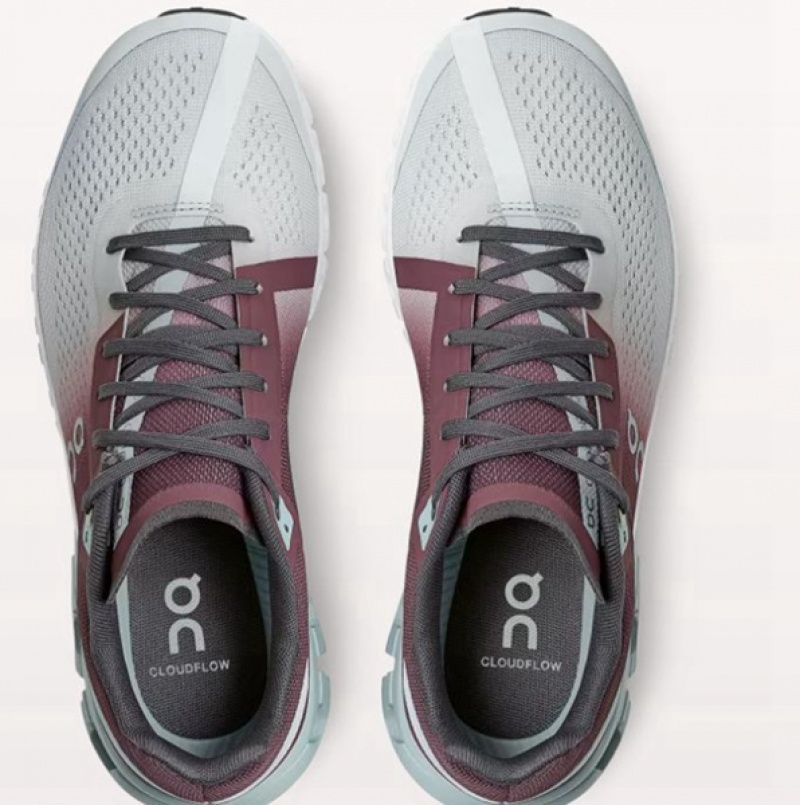 Men's On Cloudflow Road Running Shoes Purple | 1406975-ZE