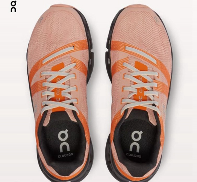 Men's On Cloudgo Road Running Shoes Orange | 7631520-IJ