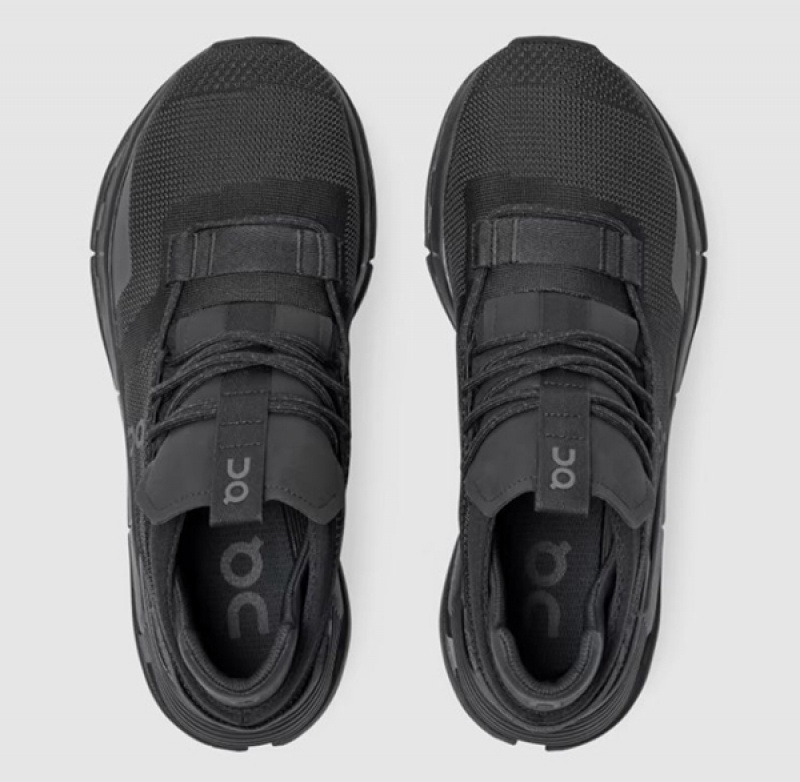 Men's On Cloudnova Sneakers Black | 4017953-IG