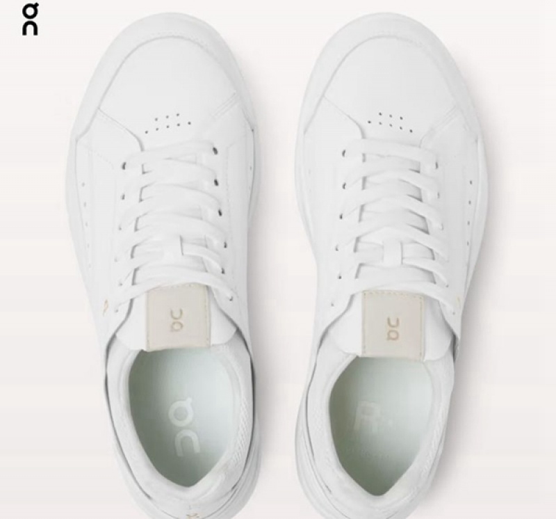 Men's On The Roger Centre Court Sneakers White | 0514382-RG