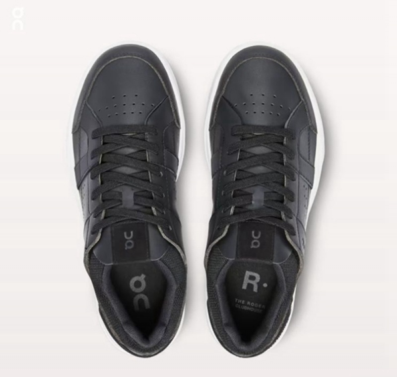 Men's On The Roger Clubhouse Sneakers Black | 3104798-KM