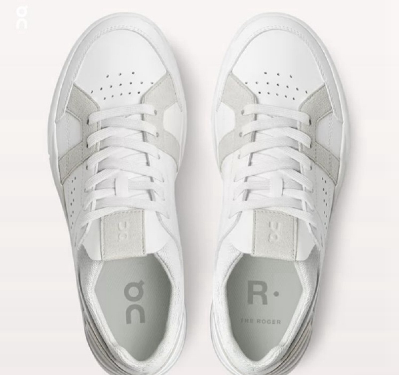 Men's On The Roger Clubhouse Sneakers White | 0594173-VJ