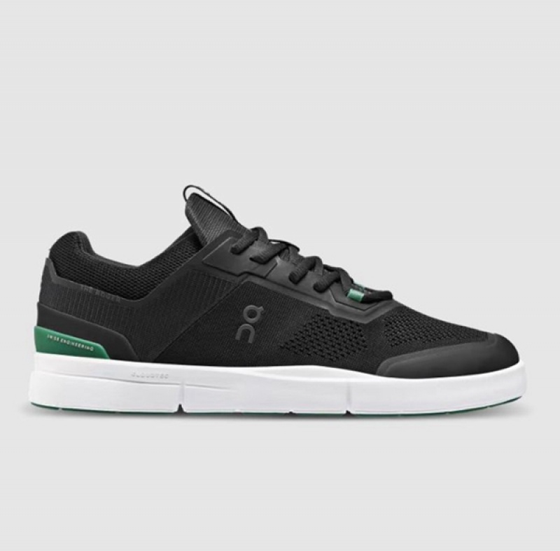 Men's On The Roger Spin Sneakers Black | 6520374-EB