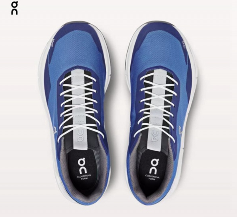 Men's On The Roger Spin Sneakers Blue | 8569017-QY