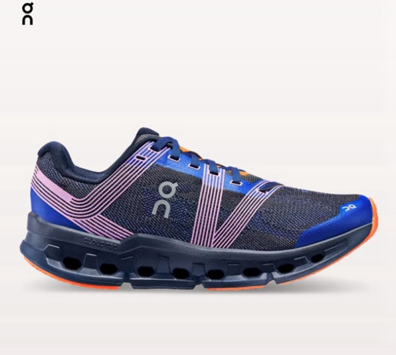 Women\'s On Cloudgo Road Running Shoes Navy | 3742681-DX