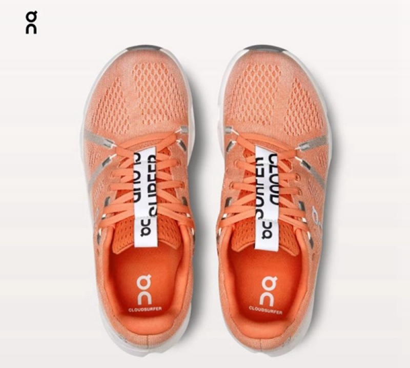 Women's On Cloudsurfer Road Running Shoes Orange | 5173924-YK